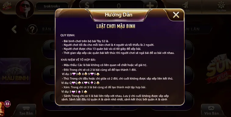 Đánh Bài Mậu Binh Tại SunWin Trải Nghiệm Đẳng Cấp Cược Thủ Chuyên Nghiệp