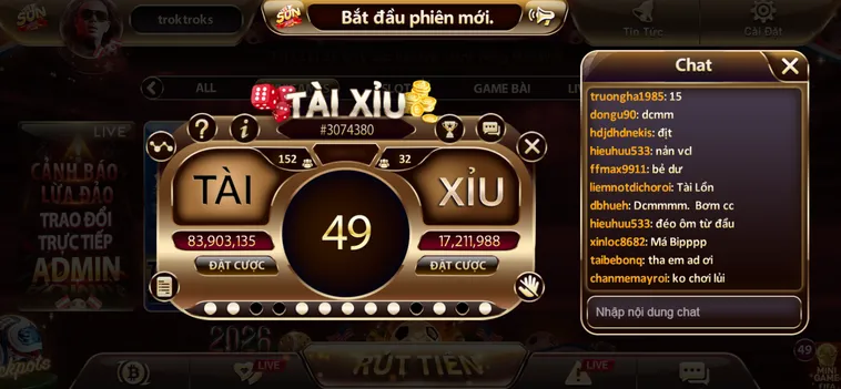 Trải Nghiệm Minigame Tài Xỉu Tại SunWin Đẳng Cấp Với Tỷ Lệ Thắng Cực Cao Mỗi Ngày