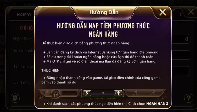 Hướng Dẫn Nạp Tiền SunWin Qua Ngân Hàng Nhanh Chóng An Toàn Với Hệ Thống Tự Động Hóa Hiện Đại