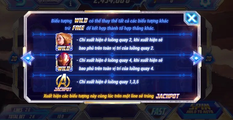Chinh Phục Siêu Phẩm Nổ Hũ Avengers Tại SunWin Với Quỹ Thưởng Lên Tới 10 Tỷ Đồng