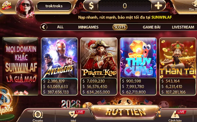 Nổ Hũ SunWin Thiên Đường Săn Jackpot Với Giải Thưởng Giá Trị Cực Khủng