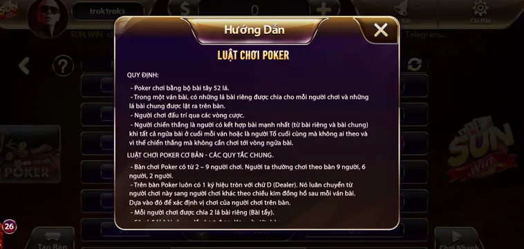 Đánh Bài Poker Tại SunWin Trải Nghiệm Đỉnh Cao Cho Những Cao Thủ Săn Thưởng