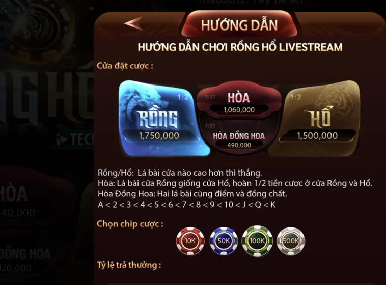 Khám Phá Thế Giới Rồng Hổ Livestream Tại SunWin Đẳng Cấp Với Tỷ Lệ Thắng Lớn