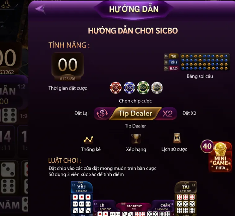 Siêu Phẩm Sicbo Livestream Tại SunWin Với Tỷ Lệ Ăn Thưởng Cực Cao Hấp Dẫn