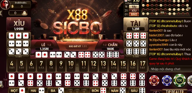 Đánh Bài Sicbo X88 Livestream Tại SunWin Đẳng Cấp Sòng Bài Trực Tuyến