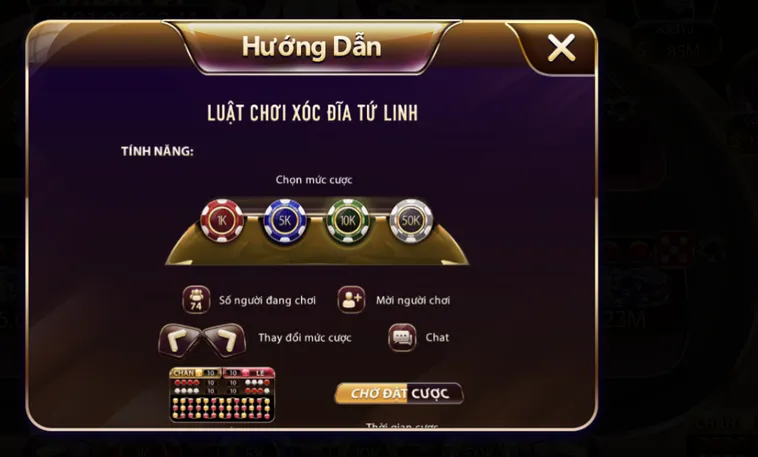Đẳng Cấp Minigame Xóc Đĩa Tứ Linh Tại SunWin Với Phần Thưởng Cực Khủng